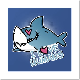 Lovely shark Posters and Art